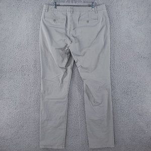 Bonobos Slim Golf Chino Pants Casual Gray Khakis 38x34